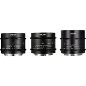 Laowa MFT Cine Prime 3-Lens Bundel 10mm + 17mm + 50mm