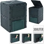 Huismerk Compostvat Zwart - 300 Liter