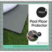 Didak Vloertegels 50 x 50 x 0,8 cm - donkergrijs - set 8 stuks