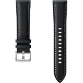 Samsung Leren Bandje Zwart/Wit 20mm