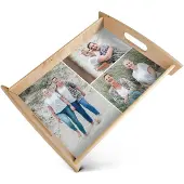 Yoursurprise Dienblad bedrukken - Rechthoek - Beige - 23.5 x 37 cm