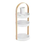 SmartaSaker Bellwood opbergbak 20x20x50cm Kunststof Wit/naturel 1015098-668