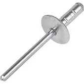 Kippers Rijssen Blindklinknagel | klinknagelschacht d x l 4 x 10 mm K12 | aluminium / staal | 500 stuks - 1433829 1433829