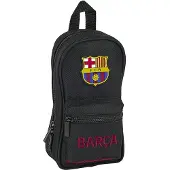 Safta Organizer, Etui, Schooletui, Opberger - F.C. Barcelona Fan (12x23x5 cm) - Zwart