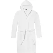 Schiesser Badjas lang ' Essentials ' offwhite