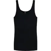 Schiesser Top ' Luxury ' zwart