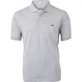 Lacoste polo grijs gemeleerd Classic Fit