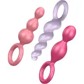 Satisfyer Buttplug Set van 3 - Multicolor