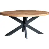 Brix Livingfurn ovale eetkamertafel mangohout -160cm -