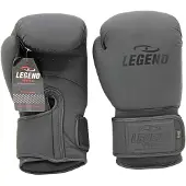 Legend Sports Bokshandschoenen Legend Power Heren/Dames Mat Zwart Leer