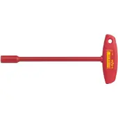 Wiha 336N SW 17,0x230 VDE Dopschroevendraaier VDE Sleutelbreedte (metrisch): 17 mm Koplengte: 230 mm DIN EN 60900