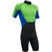 Seland Ari 2.5 Mm Junior Short Sleeve Shorty Groen,Grijs 24 Months Jongen
