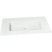 Storke Mata enkele wastafel matte Solid Surface 80 x 46 cm