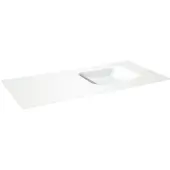Balmani Tablo Arcato asymmetrisch rechtse wastafel matte Solid Surface 120 x 55 cm, exclusief crepine