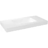 Storke Mata High enkele wastafel matte Solid Surface 106 x 52 cm