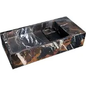 Balmani Mood fonteintje 45 x 20 cm Portoro Gold marmer