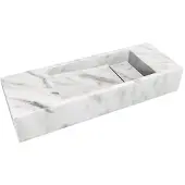 Balmani Mood handenwasser 55 x 20 cm Carrara marmer