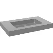 Storke Scuro High enkele wastafel mat kwarts 85 x 52 cm