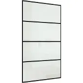 Linie Walk-In douchewand Stripes 116 x 200 cm