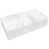 Balmani Dama fonteintje 42 x 21 cm Carrara marmer