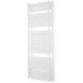 VIPERA Alegria dubbele handdoekradiator 60 x 180 cm centrale verwarming Glanzend Wit zij- en middenaansluiting 2010W