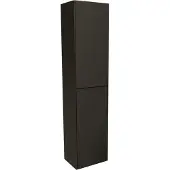 Storke Edge zwevende badkamerkast Mat Zwart 40 x 30 x 170 cm