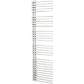 VIPERA Nevada enkele handdoekradiator 50 x 180 cm centrale verwarming mat wit zijaansluiting 934W