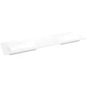 Storke Mata dubbele wastafel matte solid surface 165 x 52 cm