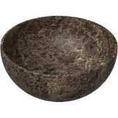 Balmani Bari XS waskom Dark Emperador marmer rond Ø 22 cm