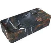 Balmani Fara handenwasser 45 x 22 cm Portoro Gold marmer