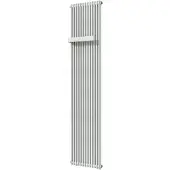 VIPERA Corrason enkele badkamerradiator 40 x 180 cm centrale verwarming mat wit zijaansluiting 1.212W