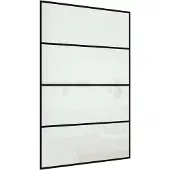 Linie Walk-In douchewand Stripes 136 x 200 cm