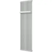 VIPERA Corrason enkele badkamerradiator 50 x 180 cm centrale verwarming mat wit zijaansluiting 1.617W