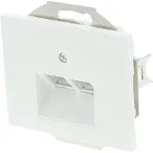 Berker K1 CONTACTDOOS INBOUW TELEFOON/DATA 2X8POLIG POLARWIT