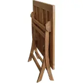 Vita tuintafel Milton teak vierkant 80x80x76 cm