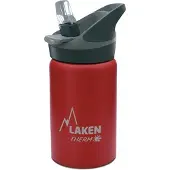 Laken Thermo JANNU 0.35L Dubbelwandige isolerende rvs fles met Jannu drinksysteem