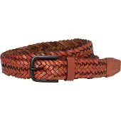 Camel active Gevlochten riem gemaakt van leder - Maat menswear-XL - Bruin