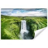 Karo-art 405cm X 270cm - Fotobehang - Waterval, premium print, inclusief behanglijm