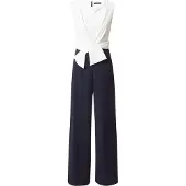 Vera Mont Jumpsuit donkerblauw / wit