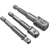 ABC-led Bit adapter set - 3 stuks - Verschillende maten