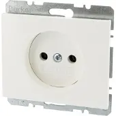 Berker K1 Inbouw wandcontactdoos (wcd) 1-voudig polar wit