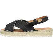 Toni pons Espadrilles Dames Elvira Zwart Canvas | Maat 40