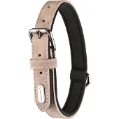 Flamingo Halsband Delu Taupe 52/62cm 30mm
