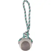 Flamingo Hs Katoen Jim Trektuig Tennis Munt/ Wit/grijs L Dia. 9,5cm/50cm