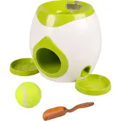 Flamingo Wilson Interactief Apporteerspel - Wit/Groen - 18 cm