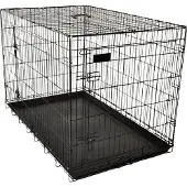 Flamingo Hondenbench M – Opvouwbare Hondenbench Auto – Hondenbench Draadkooi Mezo Zwart – 77x47x55 cm – Stevig & Ruimtebesparend