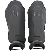 Legend Sports Scheenbeschermers kickboksen leer PRO Mat Zwart