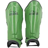Legend Sports Kickboks Scheenbeschermers Heren/Dames Army Leer