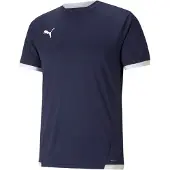 Puma teamLIGA Jersey Heren sportshirt - Peacoat-White