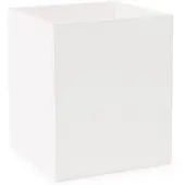DECOR WALTHER Papierbak Brownie PK Vierkant Wit